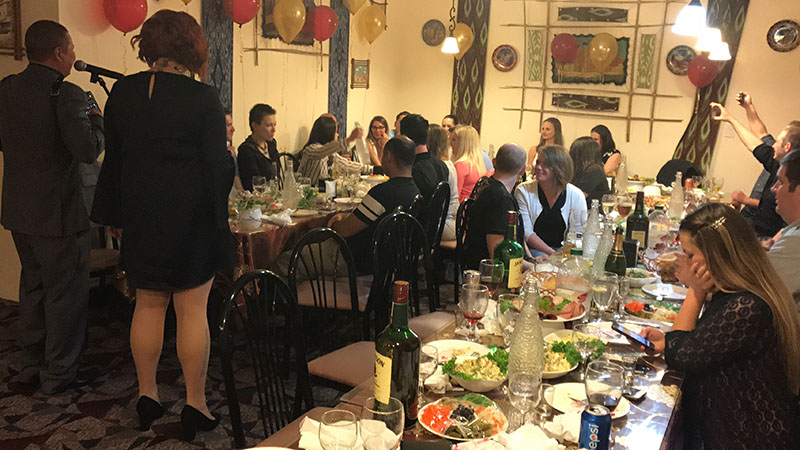   , ,  , Russian Birthday Party, Kavsar Uzbek Halal Restaurant, Pittsburgh, PA, Pennsylvania