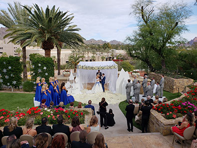 Wedding in Phoenix, Arizona, Wedding Ceremony, 01-12-2019, Wrigley Mansion