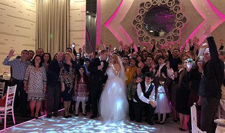 Russian-Ukrainian-American wedding, Olympia Banquet Hall, Los Angeles, California, February 10th 2019
