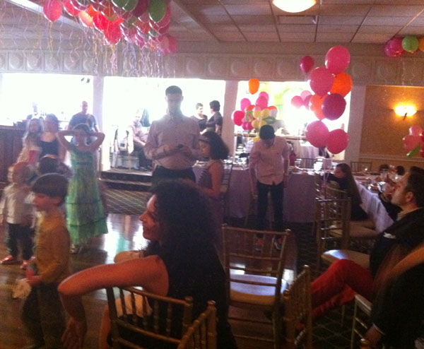 DJ Alisa, Kids' party, Long Island, New York, April 21, 2012, The Swan Club