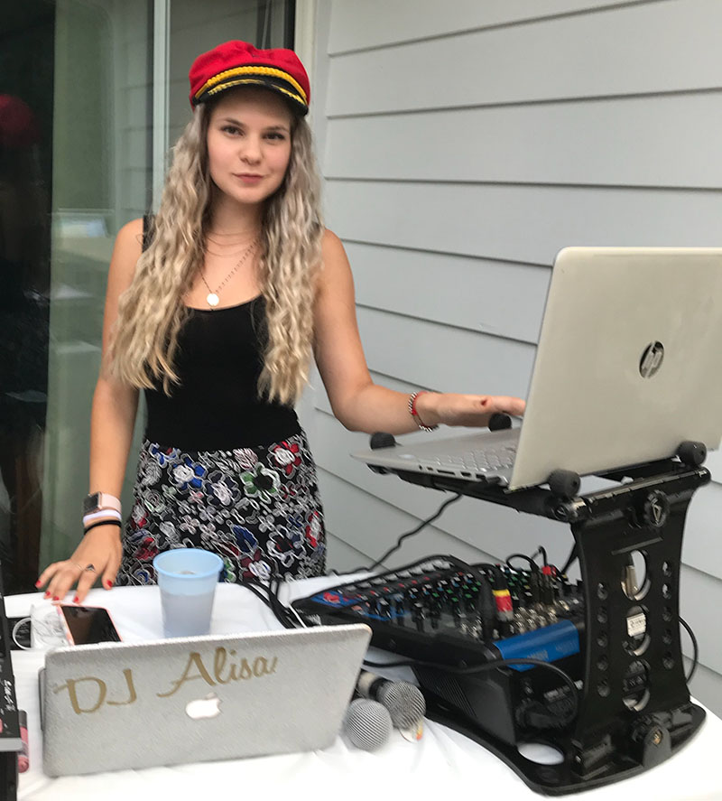 NY Russian DJ Alisa, Private Party, Hampton Bays, New York, Long Island